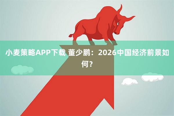 小麦策略APP下载 董少鹏：2026中国经济前景如何？